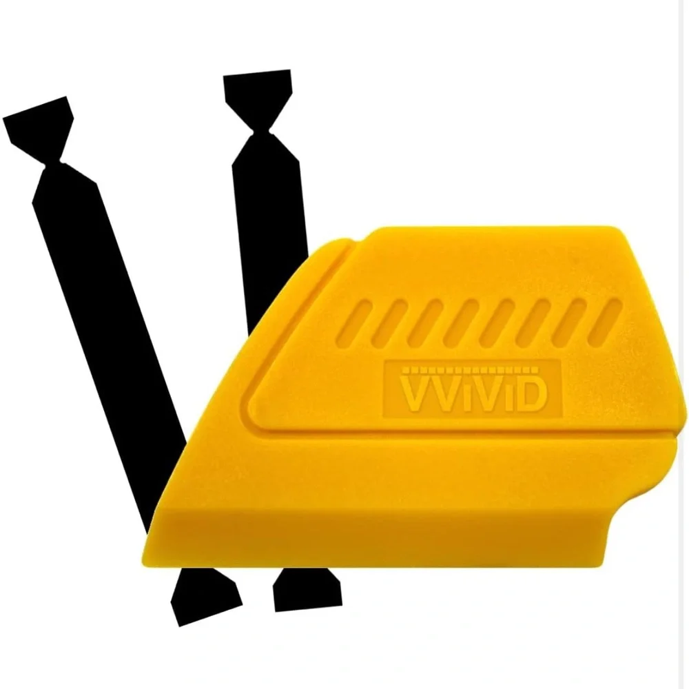 -Transfer Vinyl Bundle Including Detailer Squeegee and 2X Black Felt Decals‎